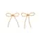 Blue Moon Studio™ Gold-Colored Beaded Bow Charms, 2ct.